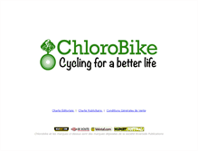 Tablet Screenshot of chlorobike.com